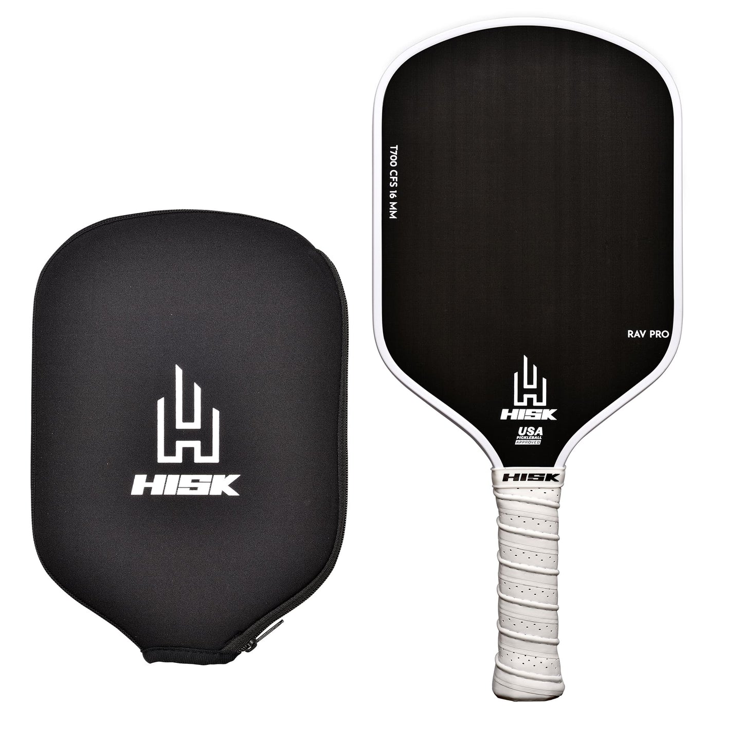 HISK RAV PRO PICKLEBALL PADDEL - White
