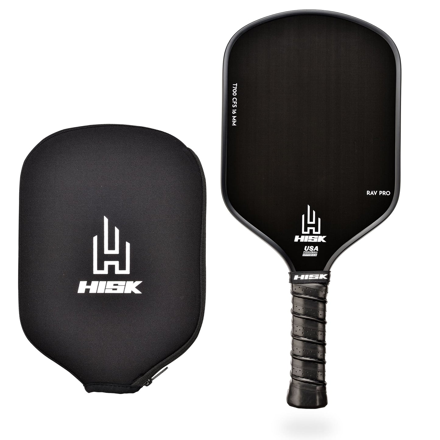 HISK RAV PRO PICKLEBALL PADDEL - Black
